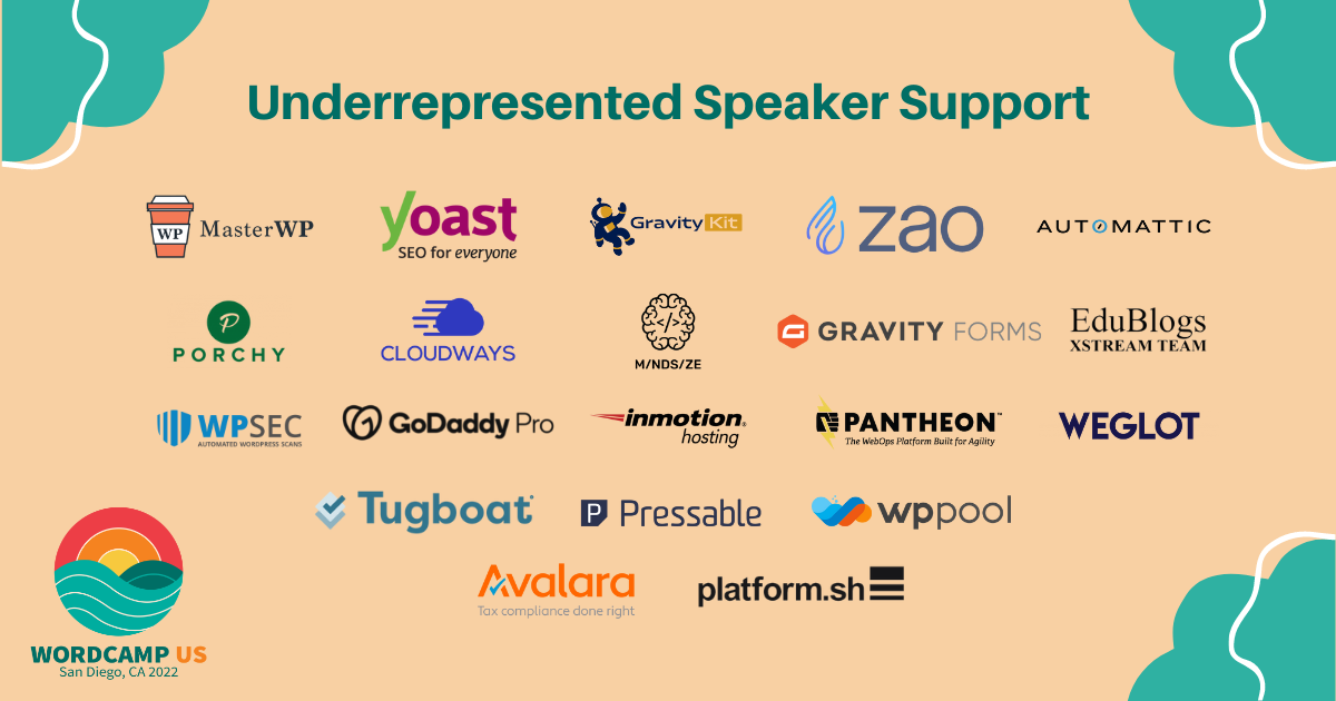 The 2022 Underrepresented Speaker Supporters
