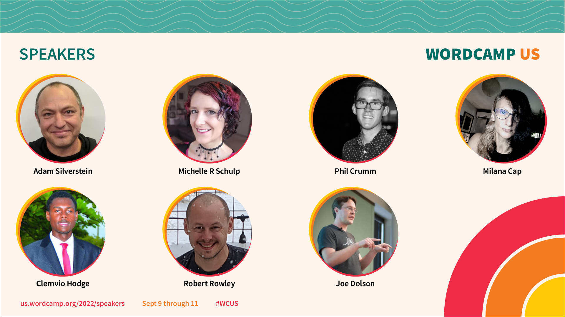 Announcing WordCamp US Speakers, Round 6