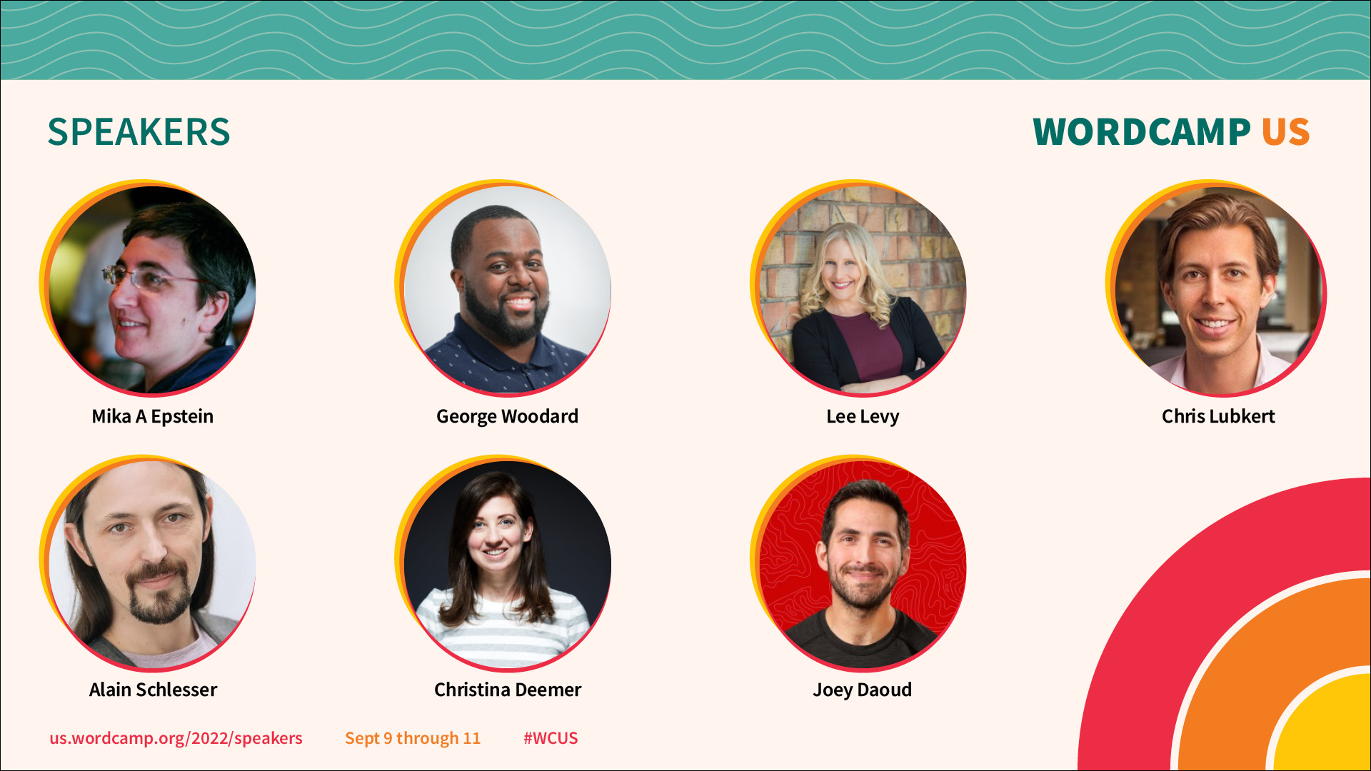 Announcing WordCamp US Speakers, Round 1