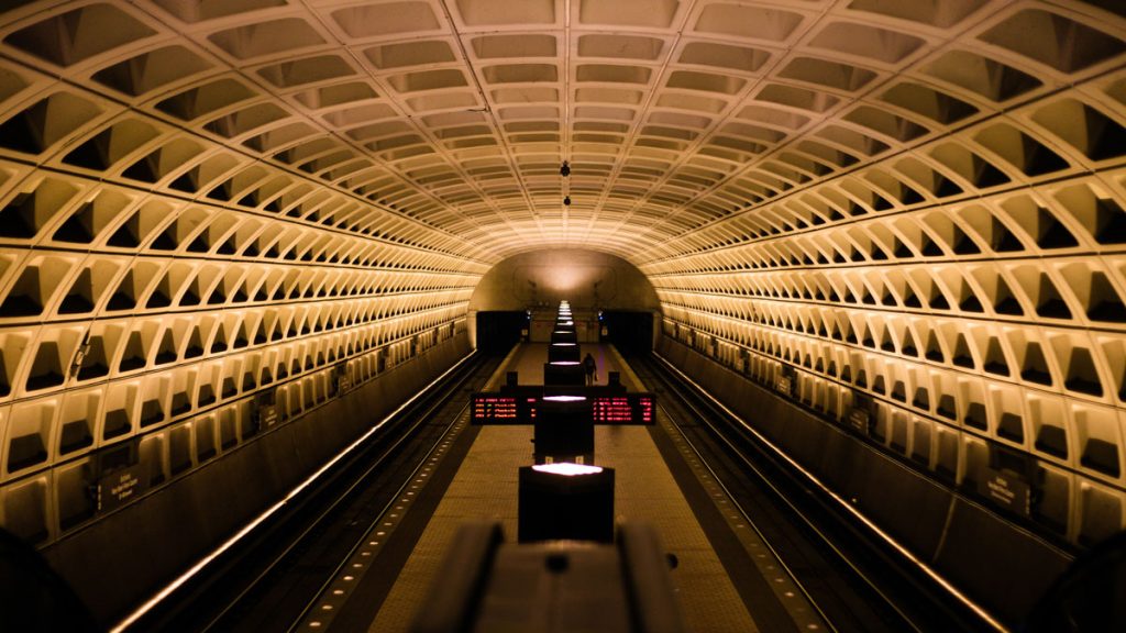 Subway station in the Washington Metro. 

Photo credit: Unsplash, Sam Jotham Sutharson