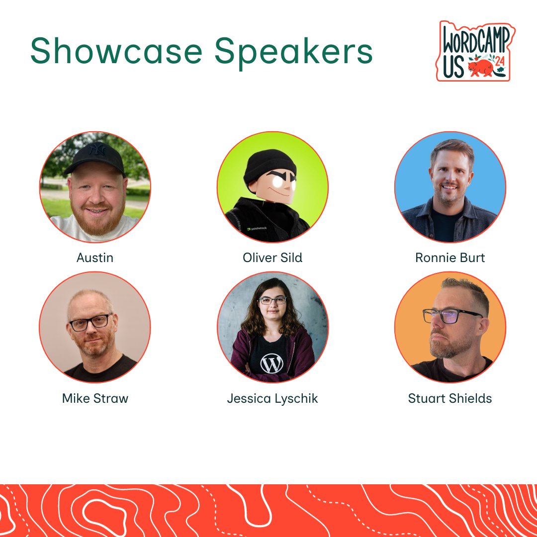 Announcing Showcase Day Speakers, Round 3 WordCamp US 2024