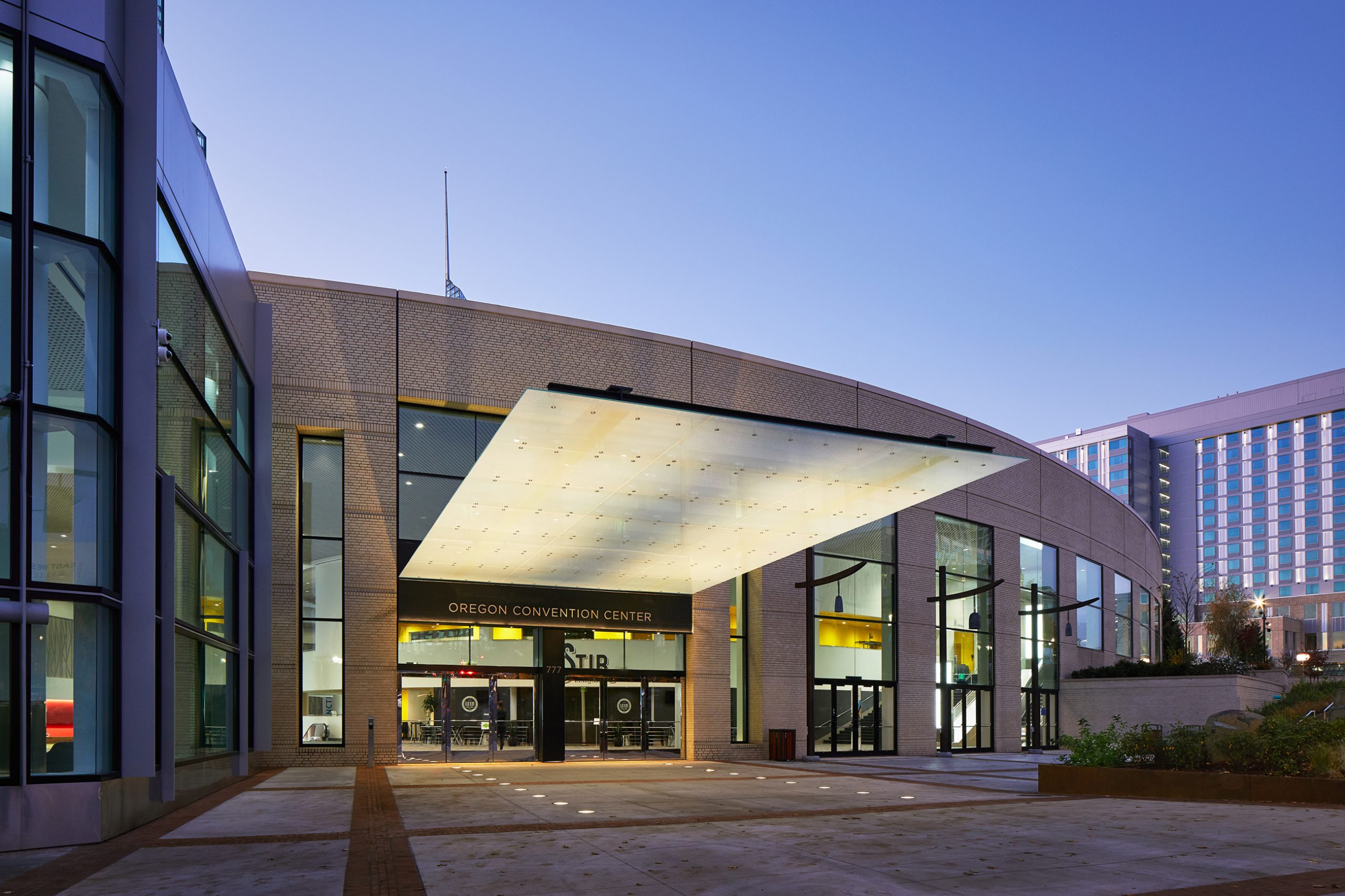 Oregon Convention Center Exterior MLK Entrance