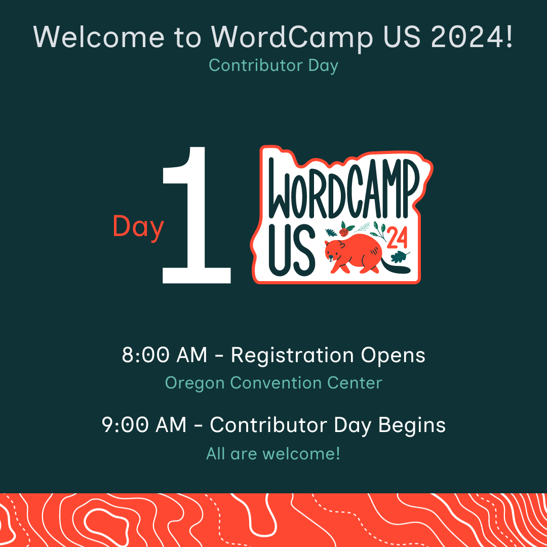 Day 1: WordCamp US 2024
