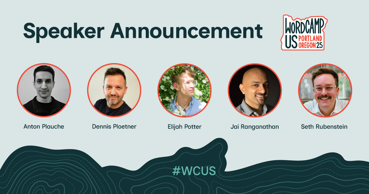 WordCamp US Speakers