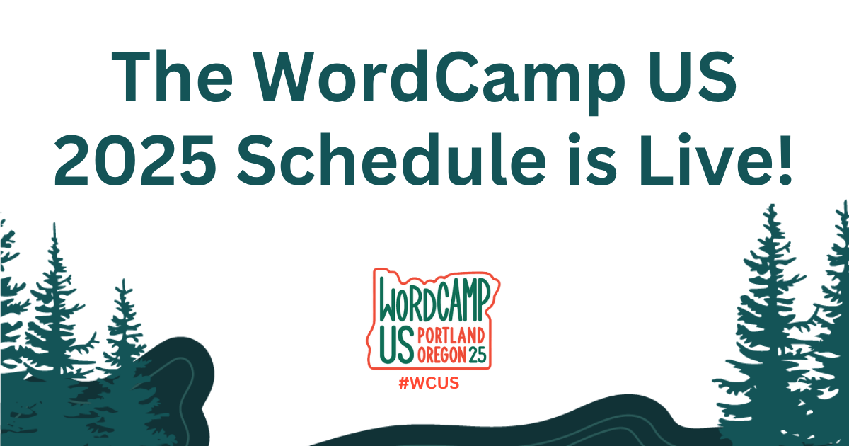Wordcamp us schedule