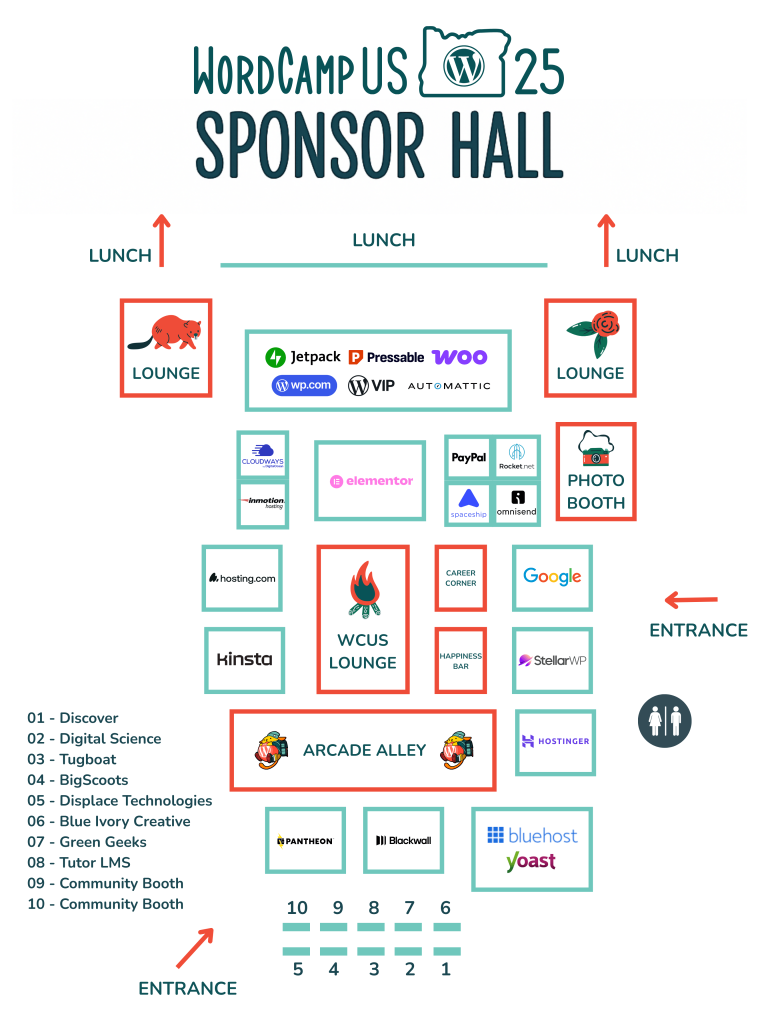 Sponsor Hall map