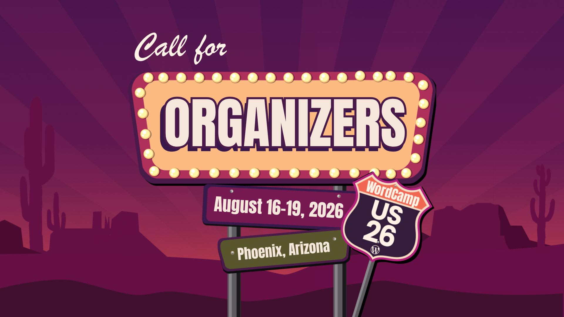 Call for Organizers
